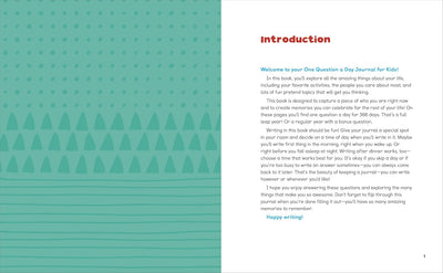 One Question a Day Journal for Kids